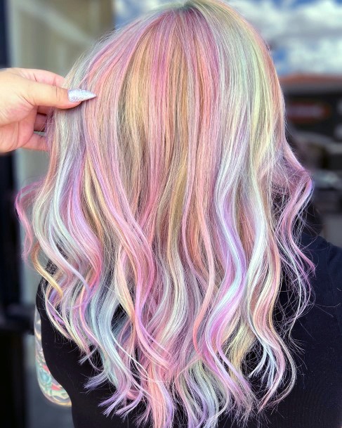 Girls Hairstyless With Rainbow