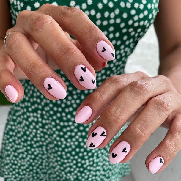 Girls Heart Nail Ideas