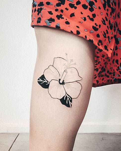 Girls Hibiscus Tattoo Ideas