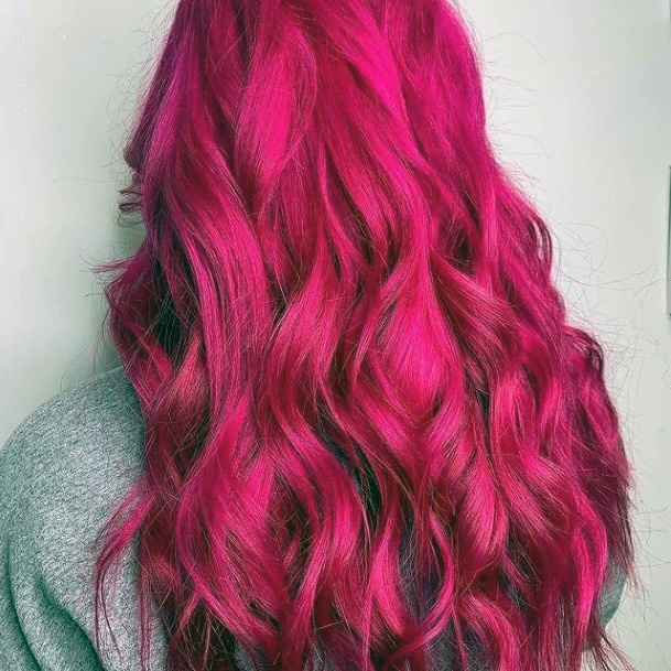 Girls Hot Pink Hairstyles Looks