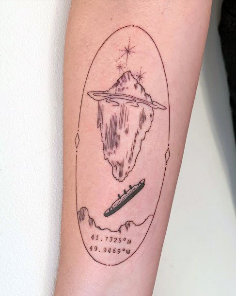 Girls Iceberg Tattoo Designs