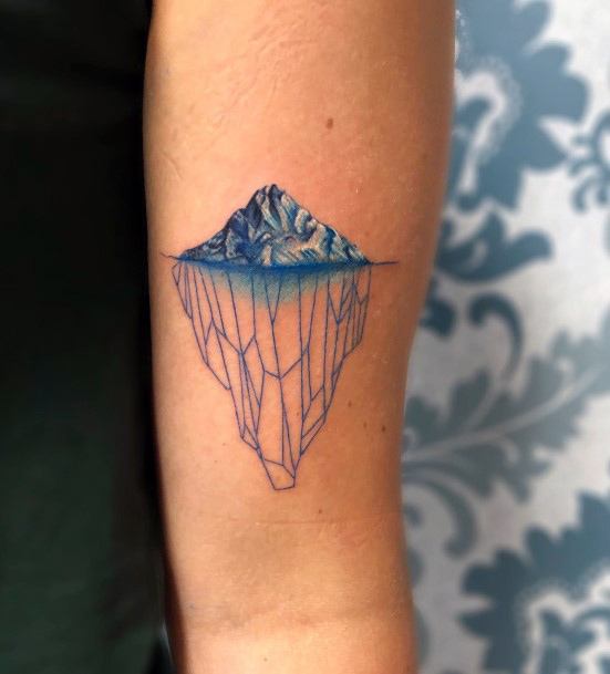 Girls Iceberg Tattoo Ideas