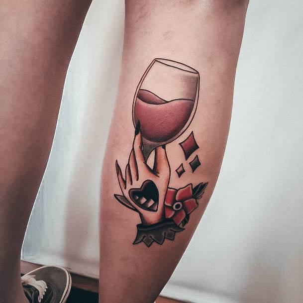 Girls Ideas For Tattoos Wine