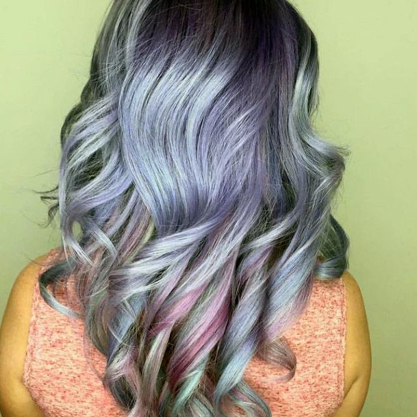 Girls Ideas Purple Hairstyles