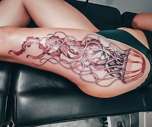 Girls Jellyfish Tattoo Ideas