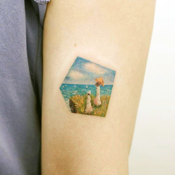 Girls Landscape Tattoo Ideas