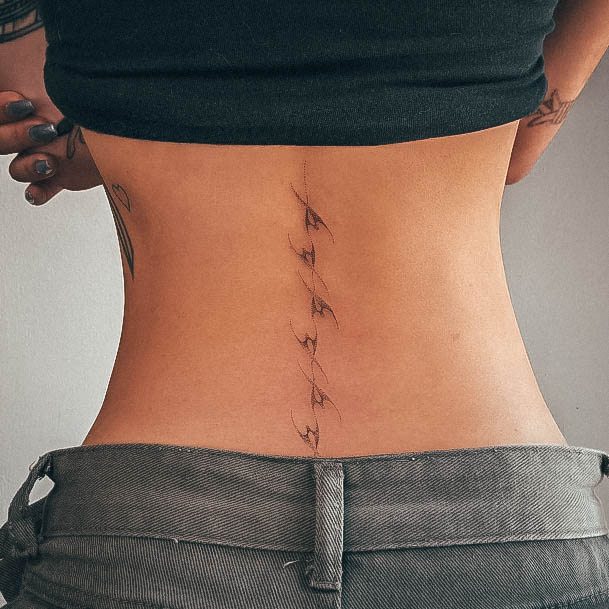 Girls Lower Back Tattoo Designs