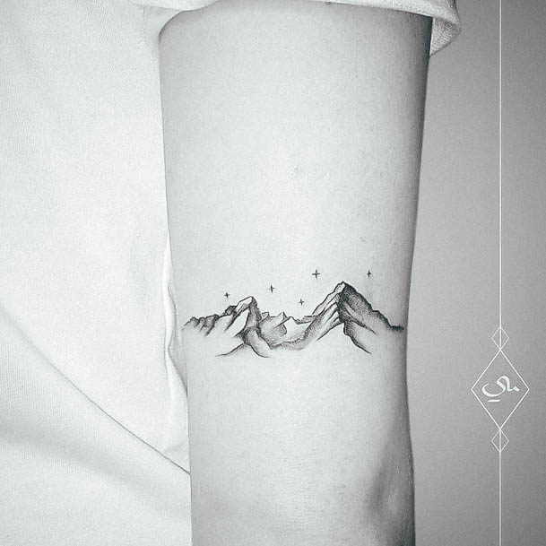 Girls Mountain Tattoo Designs