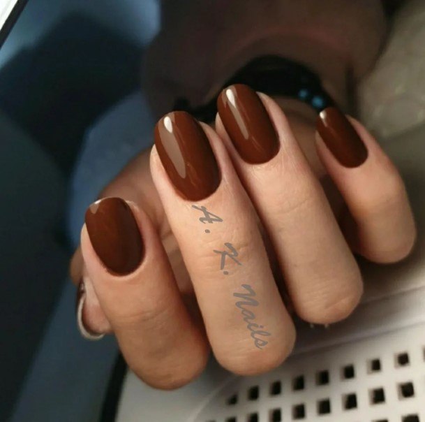 Girls Nails With Coffee