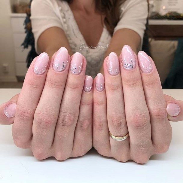 Girls Nails With Light Nude