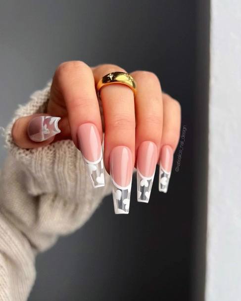 Girls Nails With Long French