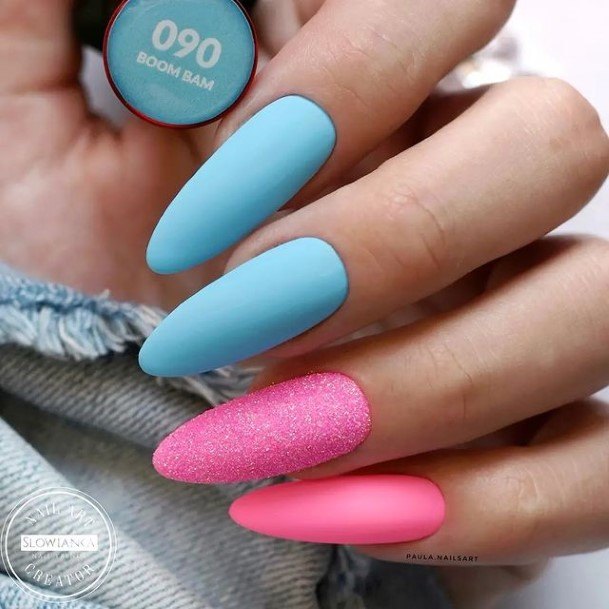 Girls Nails With Matte