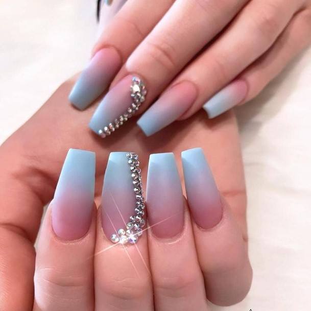 Girls Nails With Ombre