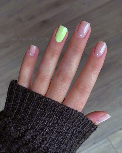 Girls Nails With Short Summer