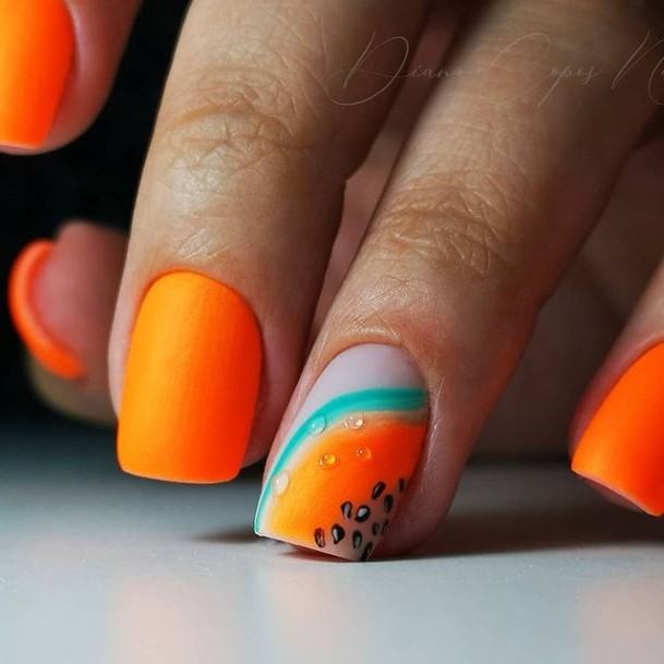 Girls Nails With Vacation