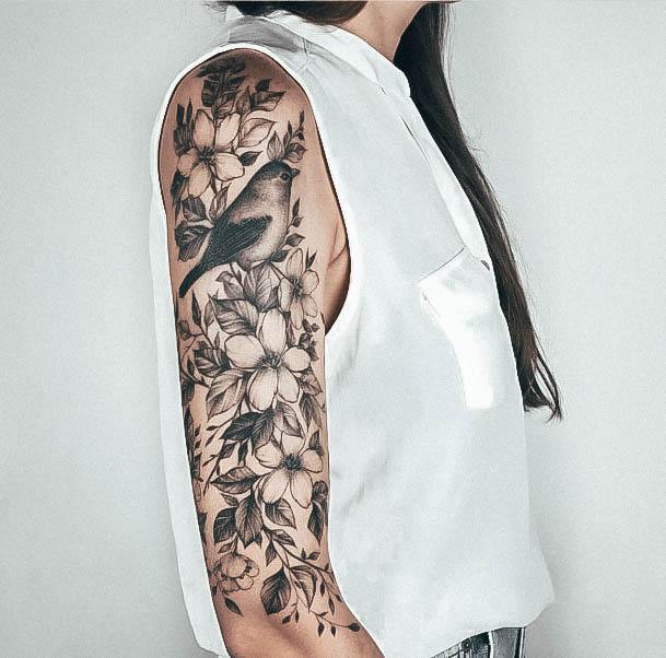 Girls Nature Tattoo Designs