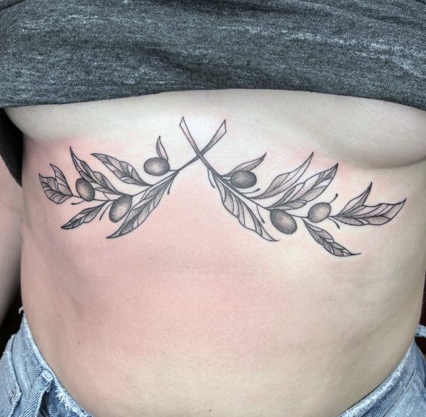 Girls Olive Tree Tattoo Ideas