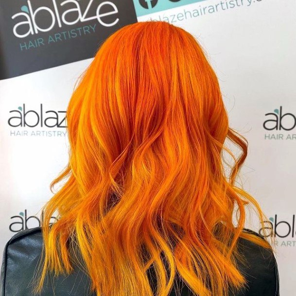 Girls Orange Hairstyles Looks