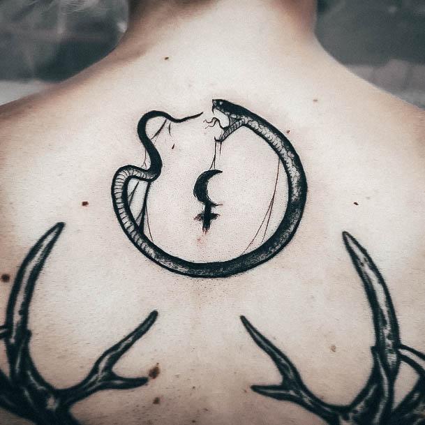 Girls Ouroboros Tattoo Designs