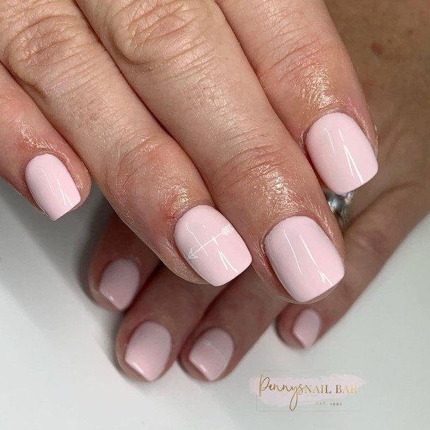 Girls Pale Pink Nail Designs