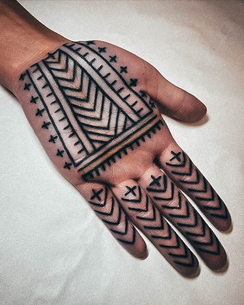 Girls Palm Tattoo Ideas