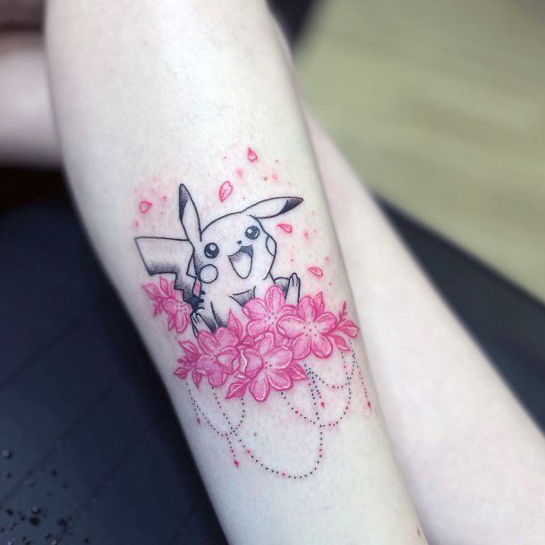 Girls Pikachu Tattoo Ideas
