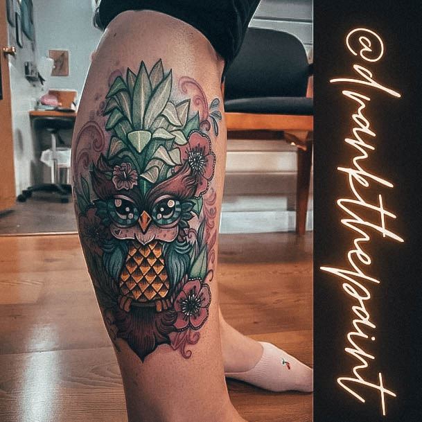 Girls Pineapple Tattoo Ideas