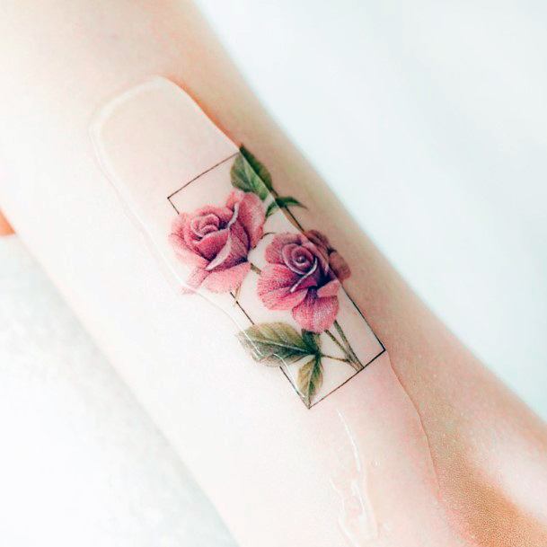 Girls Pink Tattoo Designs