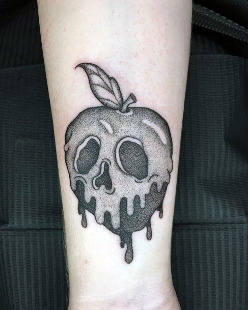 Girls Poison Apple Tattoo Designs