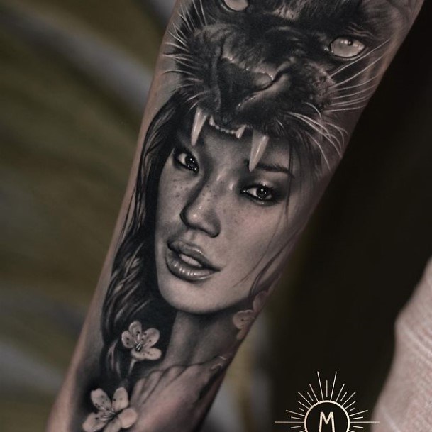 Girls Portrait Tattoo Ideas