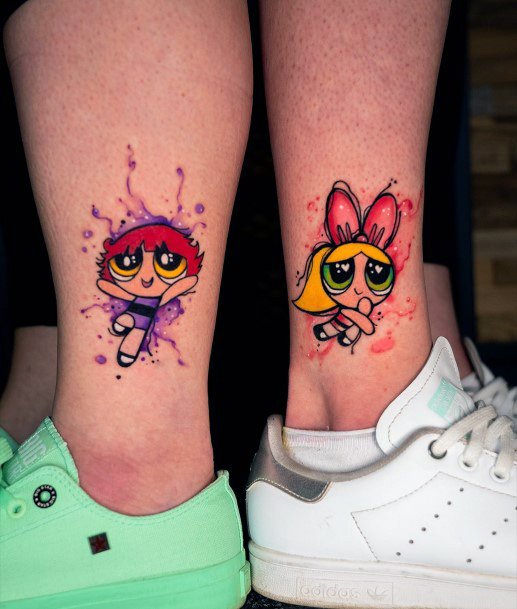 Girls Powerpuff Girls Tattoo Designs