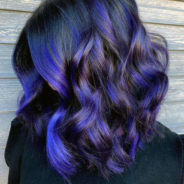 Girls Purple Ombre Hairstyles Ideas