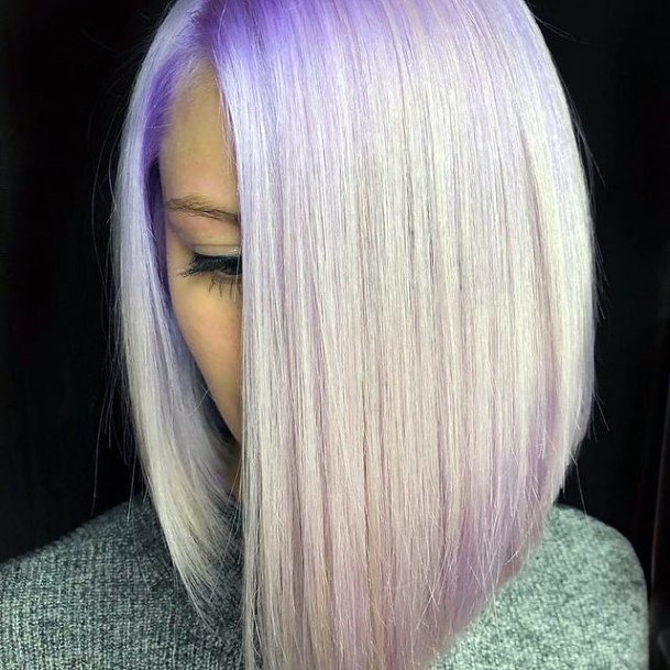 Girls Purple Ombre Hairstyles Looks