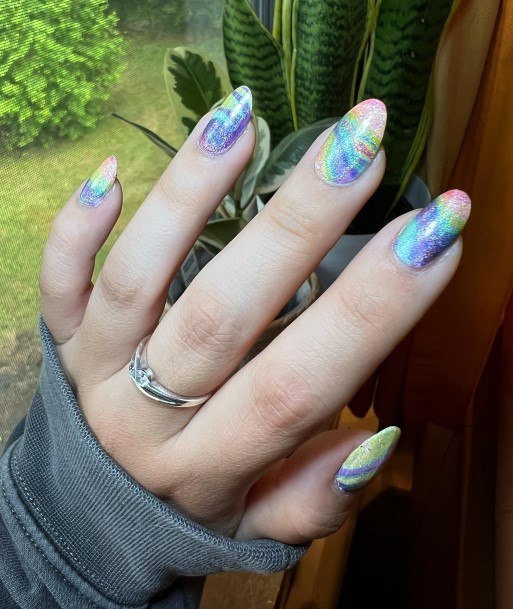 Girls Rainbow Nail Art Ideas