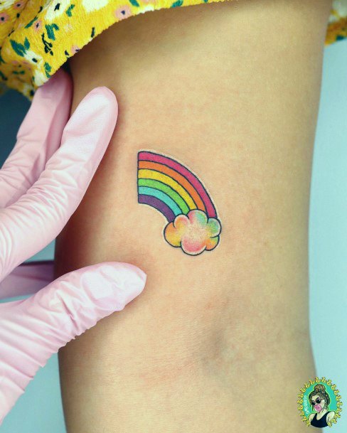 Girls Rainbow Tattoo Ideas