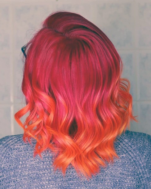 Girls Red Ombre Hairstyles Ideas