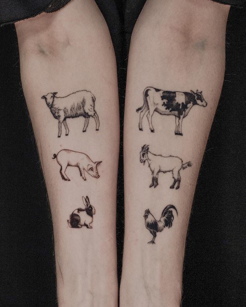 Girls Sheep Tattoo Ideas