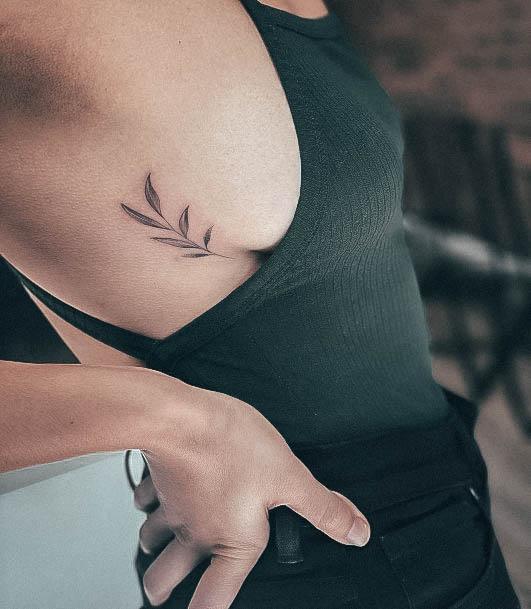 Girls Side Boob Tattoo Designs