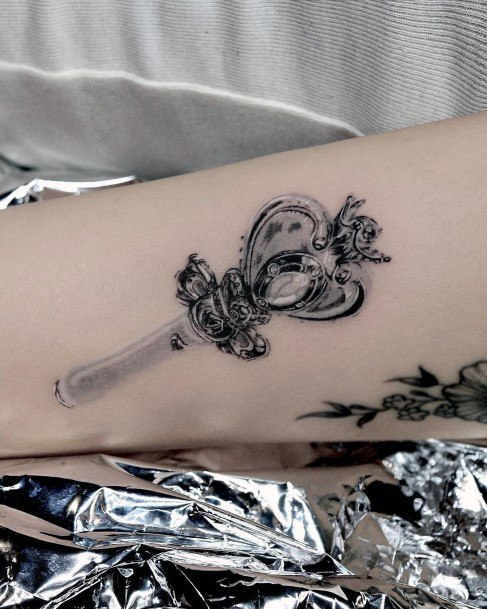 Girls Silver Tattoo Ideas