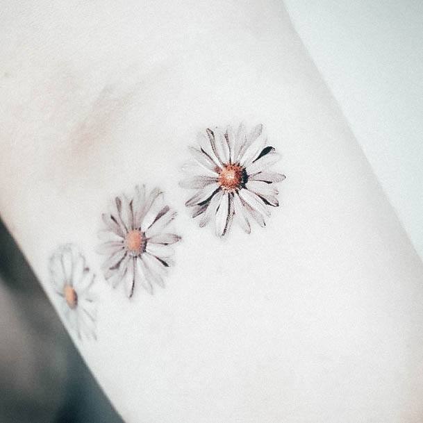 Girls Small Flower Tattoo Designs