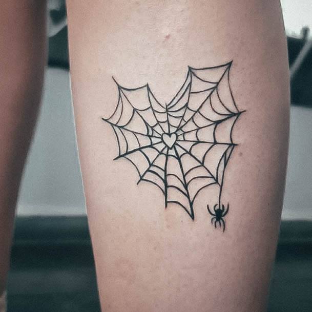 Girls Spider Tattoo Designs