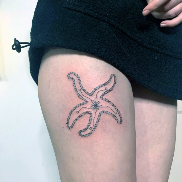 Girls Starfish Tattoo Ideas