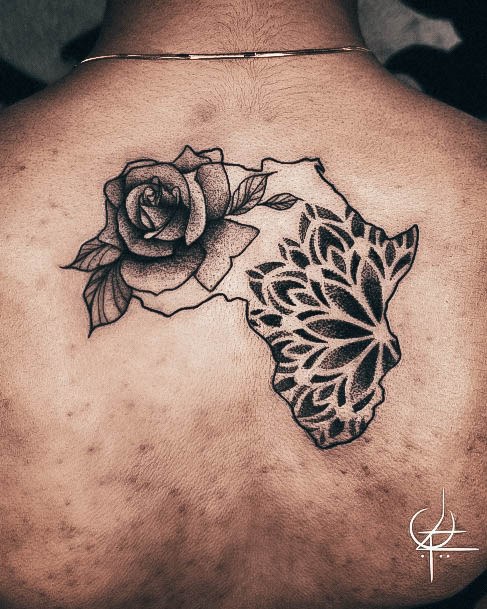 Girls Tattoos With Africa