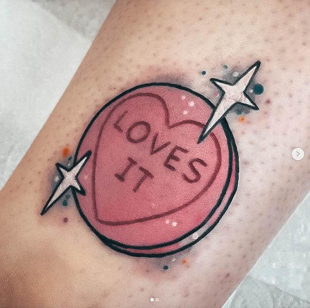 Girls Tattoos With Candy