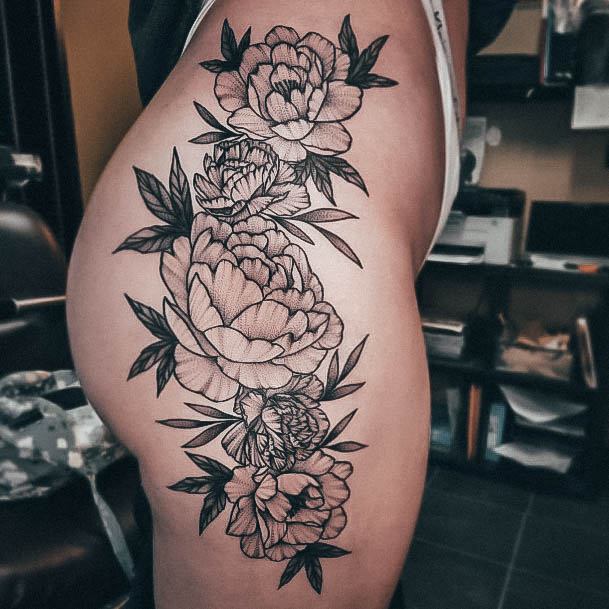 Girls Tattoos With Carnation