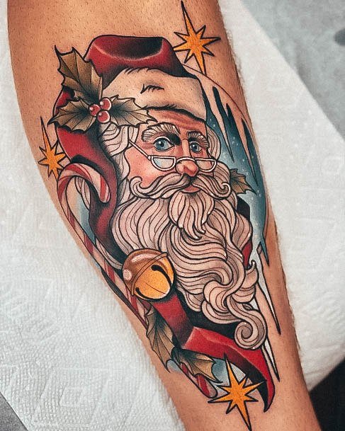 Girls Tattoos With Christmas