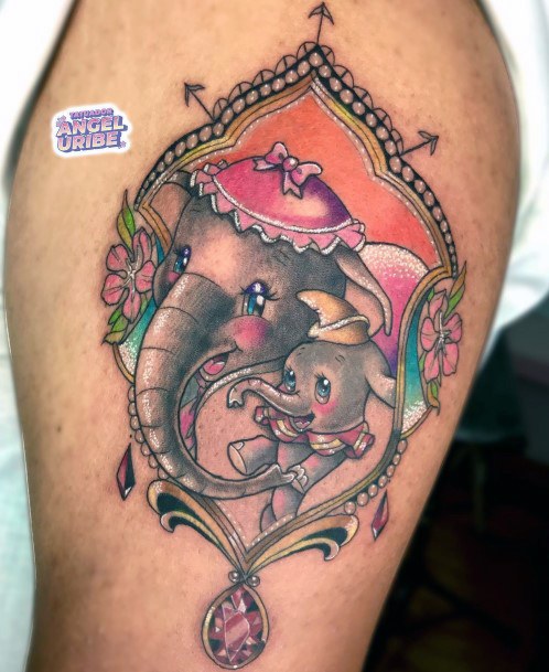 Girls Tattoos With Dumbo