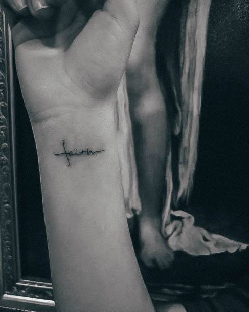 Girls Tattoos With Faith