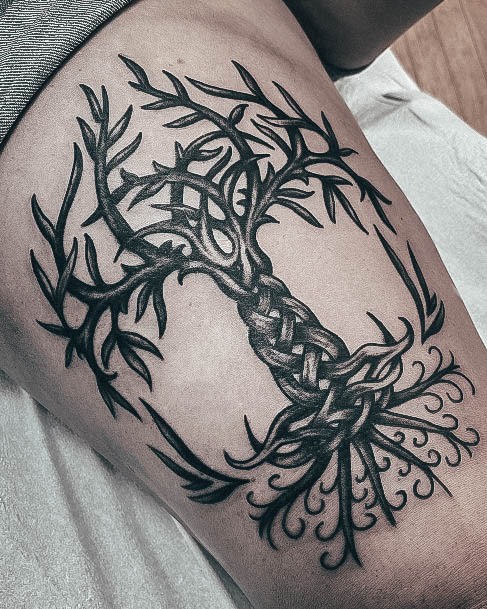 Girls Tattoos With Family Tree