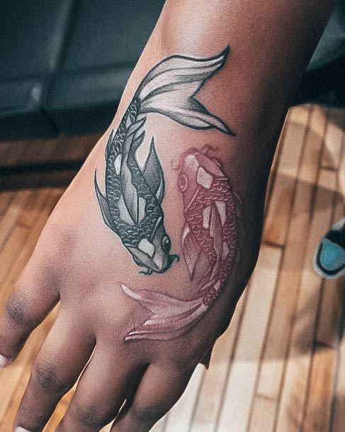 Girls Tattoos With Fish